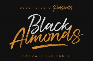 Black Almonds Font Download