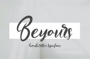 Beyours Font Download
