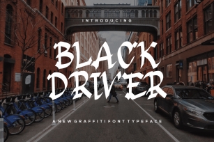 Black Driver Font Download