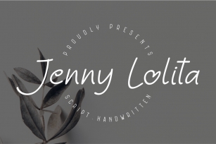 Jenny Lolita Font Download