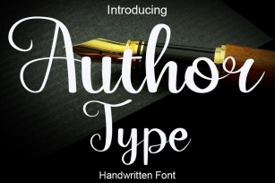 Author Type Font Download