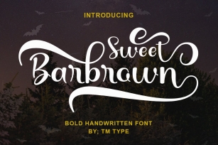 Sweet Barbrown Font Download