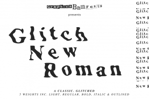 Glitch New Roman Font Download