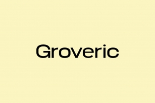 Groveric Font Download