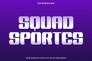 Squad Sportes Font Download