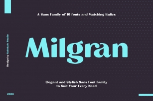 Milgra Font Download