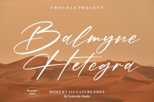 Balmyne Hetegra Font Download