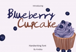 Blueberry Cupcake Font Download