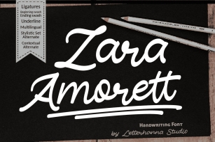 Zara Amorett Font Download