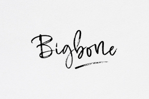 Bigbone Font Download