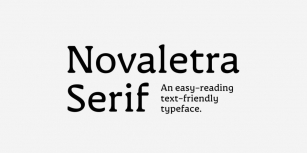 Novaletra Serif CF Font Download