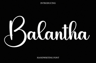 Balantha Font Download