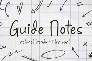 Guide Notes Font Download