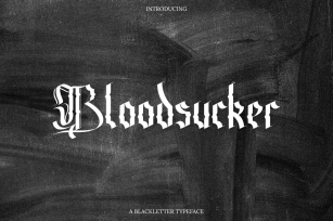 Bloodsucker Font Download