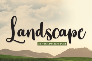 Landscape Font Download