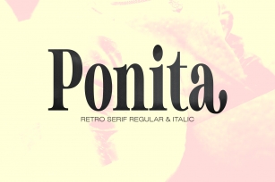 Ponita Font Download