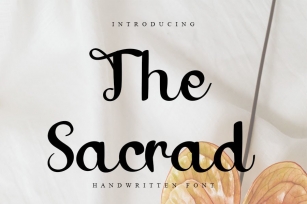 The Sacrad Font Font Download