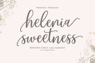 Helenia Sweetness Font Download