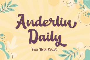 Anderlin Daily Font Download