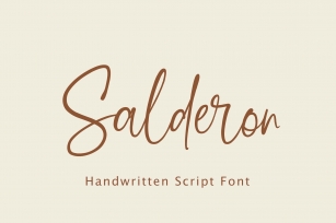 Salderon Font Download