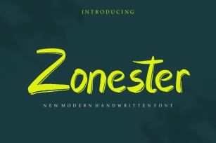 Zonester Font Download