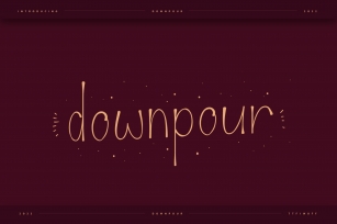 Downpour Font Download