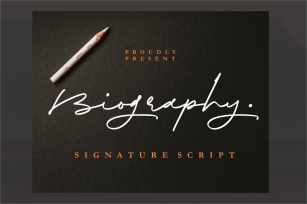 Biography Font Download