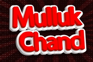 Mulluk Chand Font Download