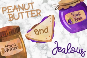 Peanut Butter and Jealous Duo Font Download