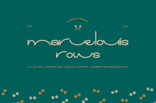 Marvelouis Rows Font Download