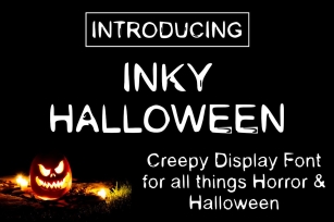 Inky Halloween Font Download