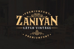 Zaniyan Catch - Vintage Font Font Download