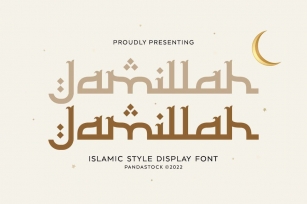 Jamillah - Arabic Typeface Font Download
