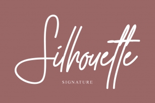 Silhouette Font Download