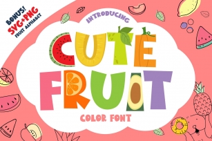 Cute Fruit Font Download