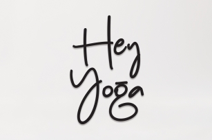 Hey Yoga Font Download