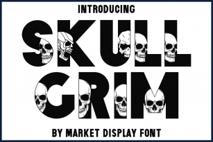 Skull Grim Font Download