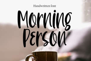 Morning Person Font Download