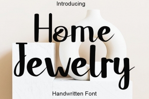Home Jewelry Font Download