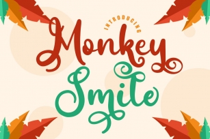 Monkey Smile Font Download