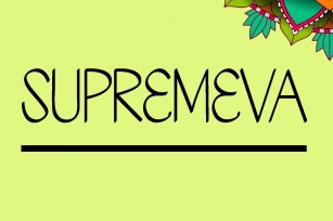 Supremeva Font Download