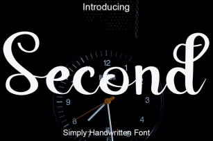 Second Font Download