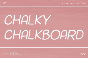 Chalky Chalkboard Font Download