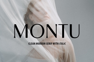 Montu clean modern serif Font Download