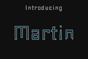 Martin Font Download