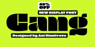 Gang Font Download