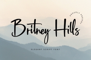 Britney Hills Font Download