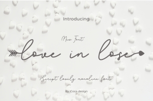 Love in lose Font Download