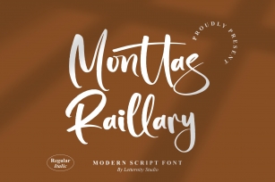 Monttas Raillary Font Download