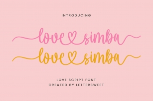Love Simba Font Download